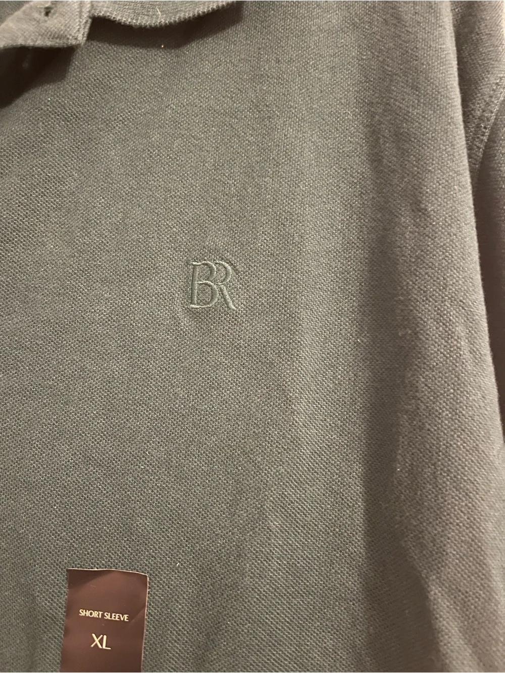 Banana Republic Dark Green Short-Sleeve Polo